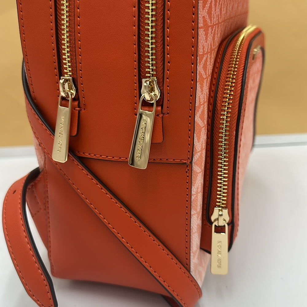 Michael Kors Orange Gradient Backpack With Monogr… - image 6